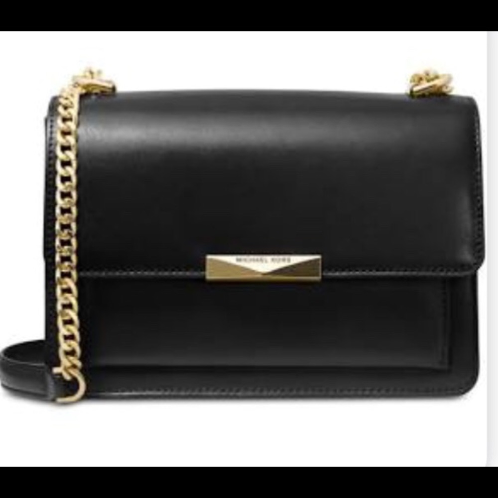Michael Kors Jade Crossbody Handbag Black - Picture 1 of 8